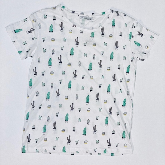 pull and bear cactus t shirt